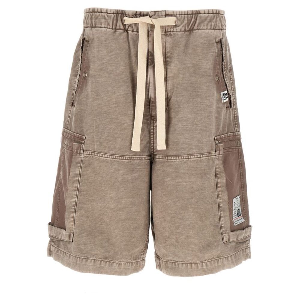 Maison Mihara Yasuhiro Gray Cotton Bermuda Men's Shorts